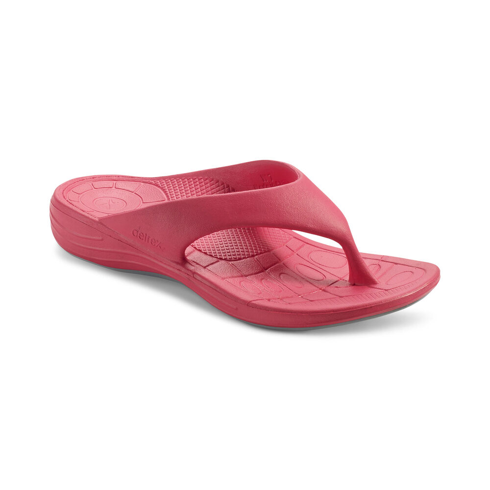 Aetrex Women's Maui Flip Flops - Watermelon | USA ZJHZQIB